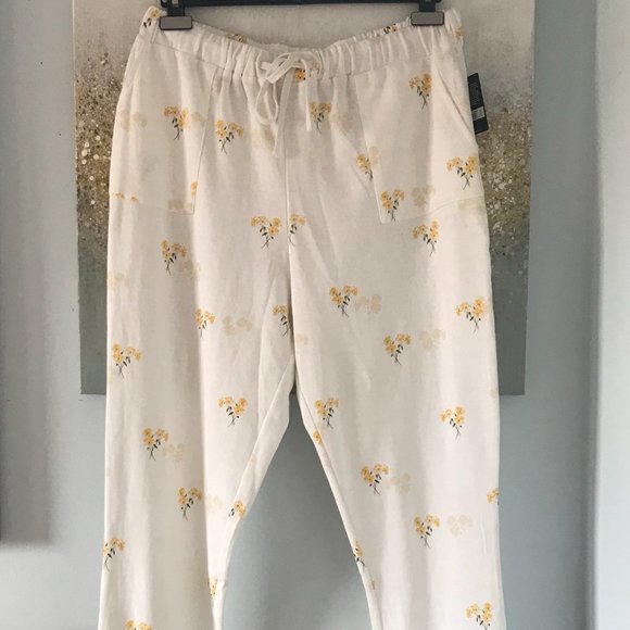Lucky Brand Floral Sweatpants (NWT) - Picture 1 of 15